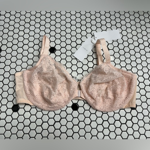 NWT hsia front closure underwire bra size 42DD - Picture 1 of 4